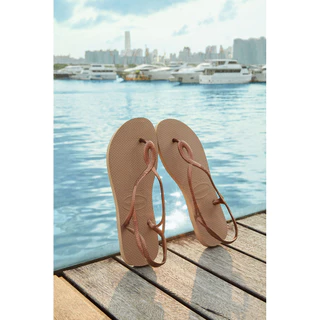 HAVAIANAS รองเท้าแตะ กันลื่น น้ำหนักเบา Luna Sandals ROSE GOLD 41296975282F_C3GDXX