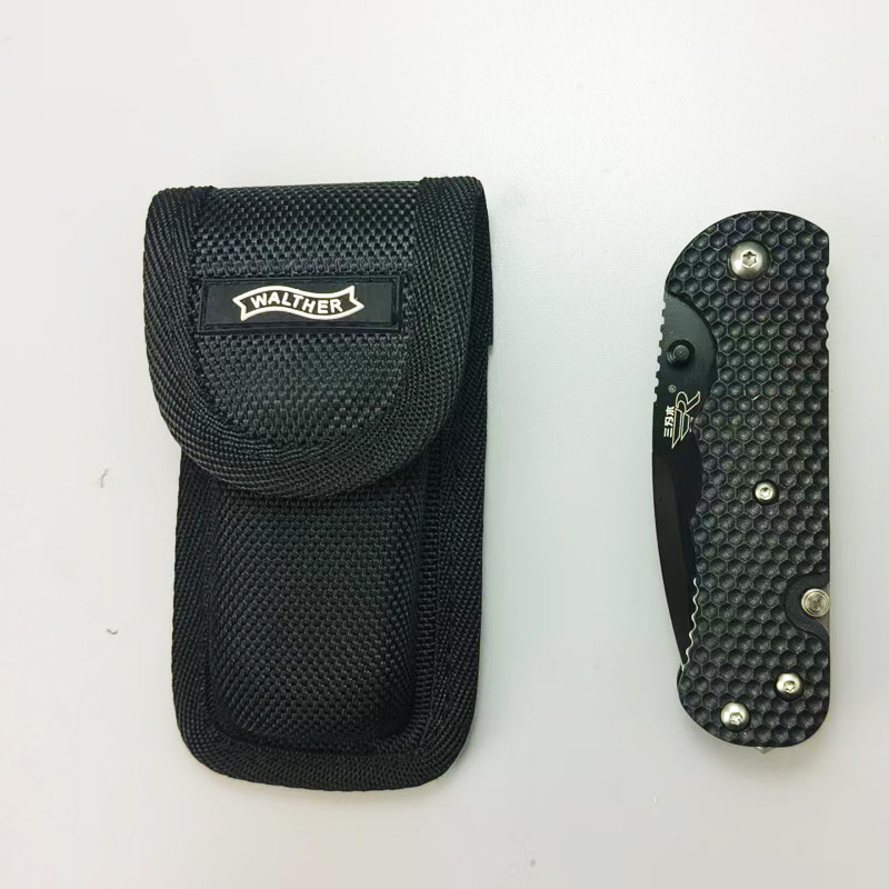 Walther Walther Ballistic ไนลอน Moulding มีด Scabbard Multi-Function เครื่องมือคีมฝาครอบมีดกางเกง