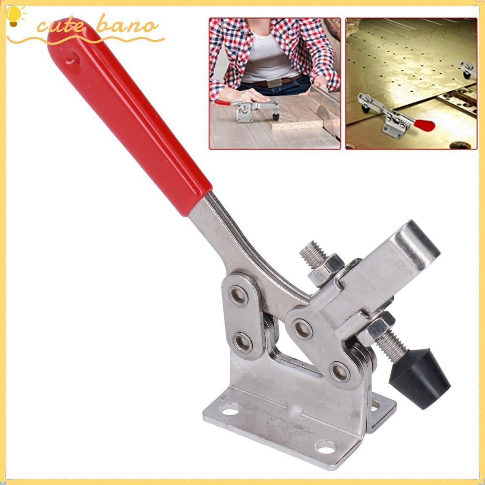 BANO Toggle Clamp, Silver Antislip Welding Toggle Clamp, Accessories Adjustable Hand Toggle Clamp โค