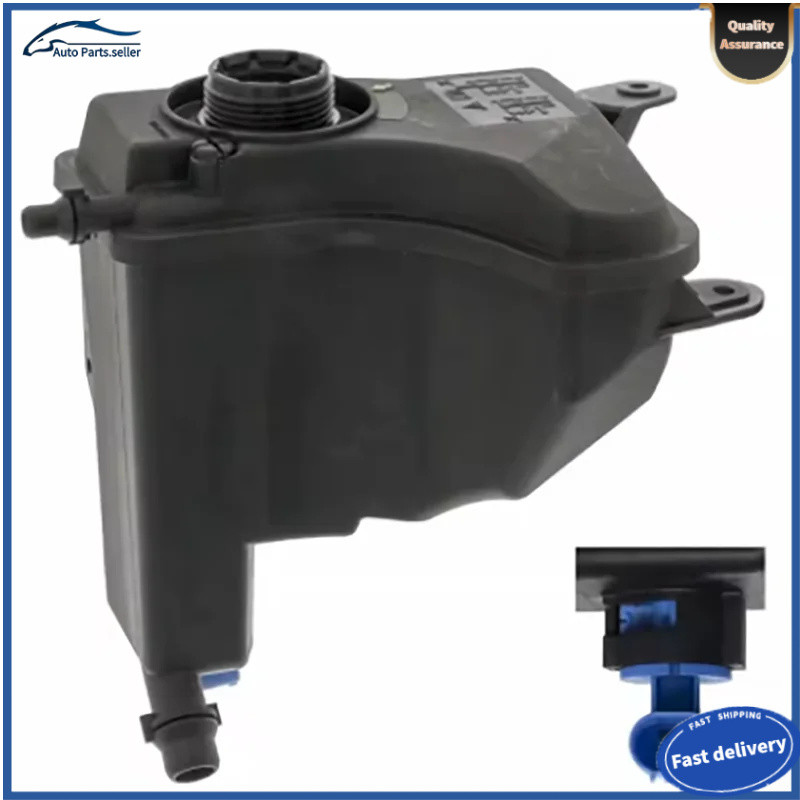 รถเครื่องยนต์ Coolant ขยายหม้อพร้อมฝาครอบสําหรับ BMW E81-E84 E88-E93 X1 2.0L 3.0L ดีเซล 2004-2015 17