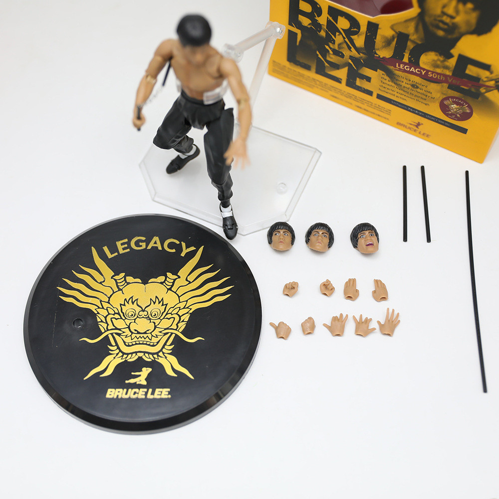 Cross-Border ขายร้อน 50th Anniversary Action Figure Bruce Lee รุ่นรูปของเล่นของขวัญขายส่ง