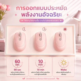 เมาส์ไร้สาย Bluetooth 5.0 + 2.4G ชาร์จได้ เสียงคลิกเงียบ ใช้งานลื่นไหล สำหรับคอมพิวเตอร์ แท็บเล็ต ทำงานและเล่นเกม ME019