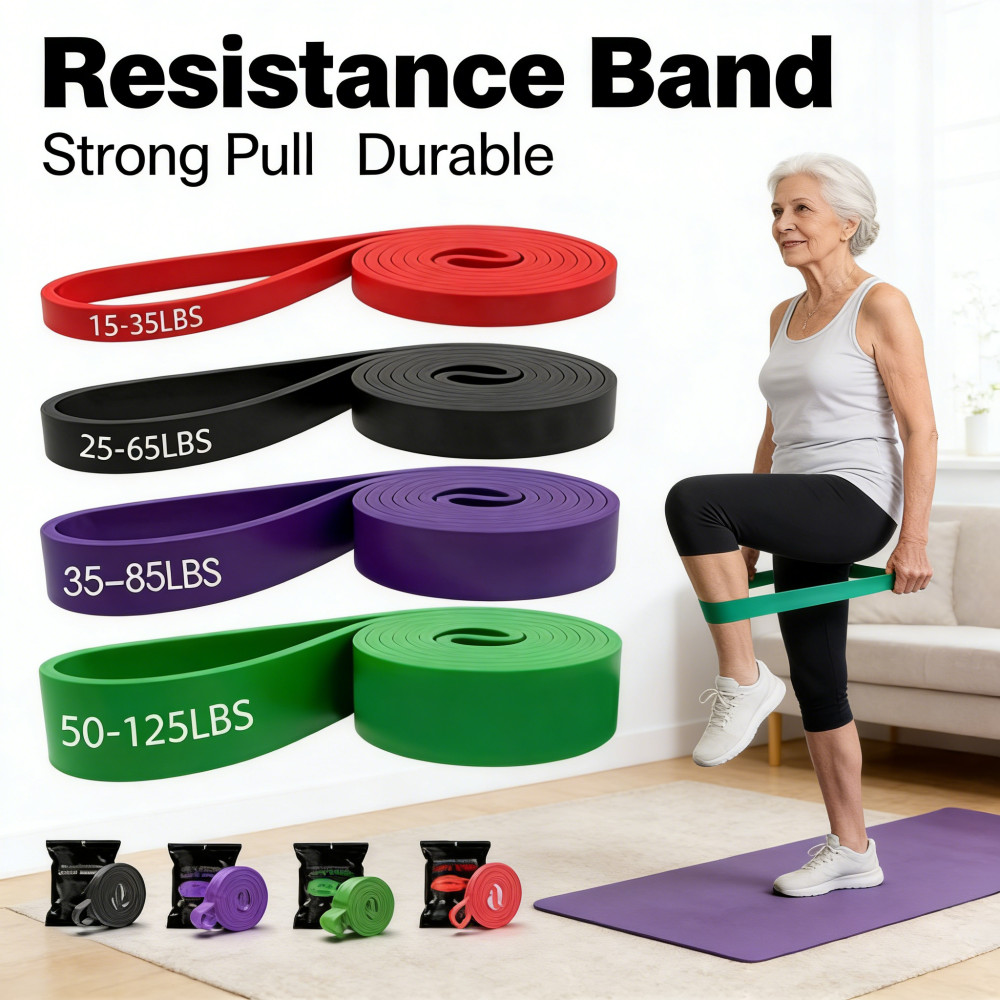 Band Power 35-125LBS ฟิตเนสยิมอุปกรณ์โยคะ 125LBS ความต้านทาน