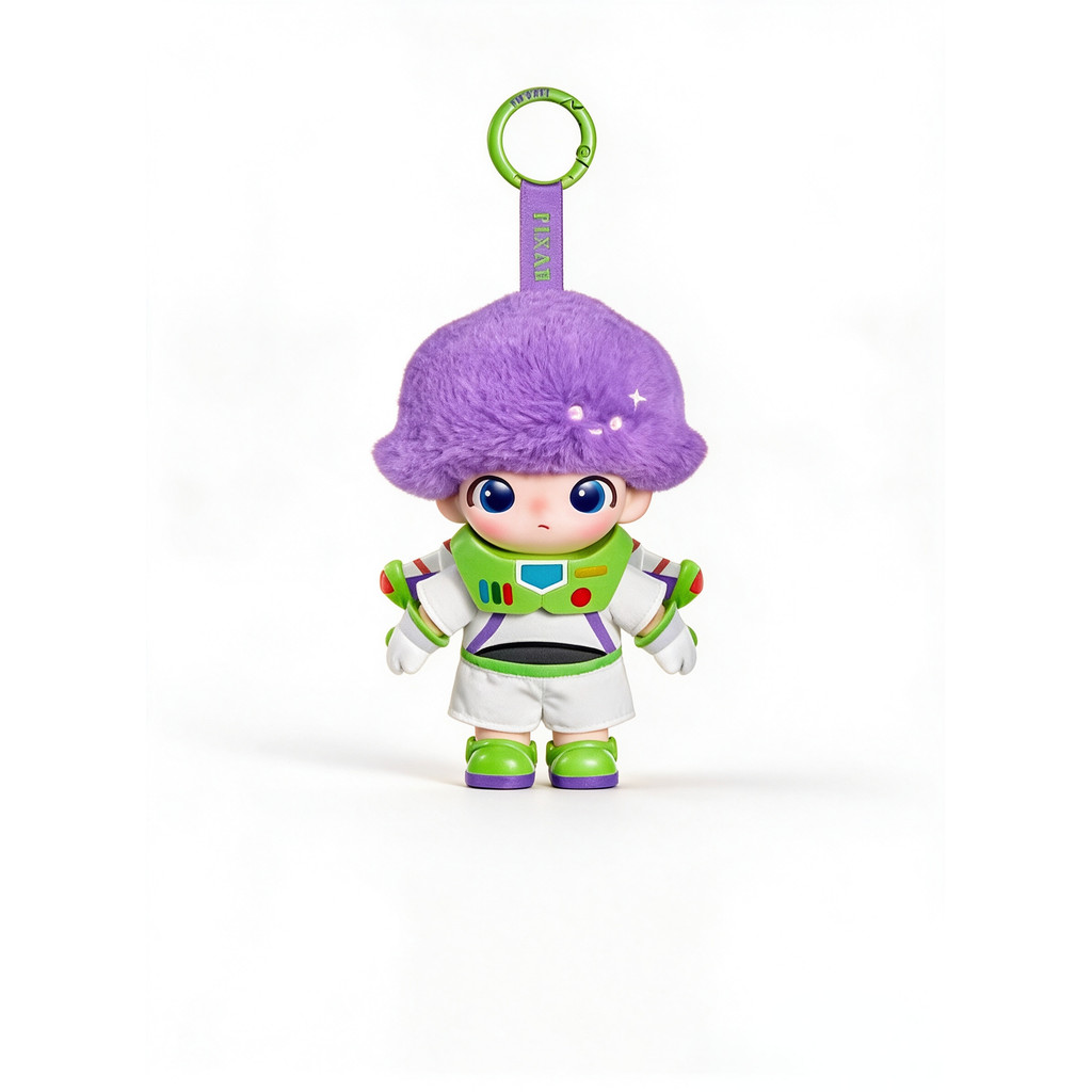 POPMART Secret Buzz Lightyear DIMOO WORLD x PIXAR ไวนิลตุ๊กตาจี้กล่องตาบอดของขวัญ RG9N
