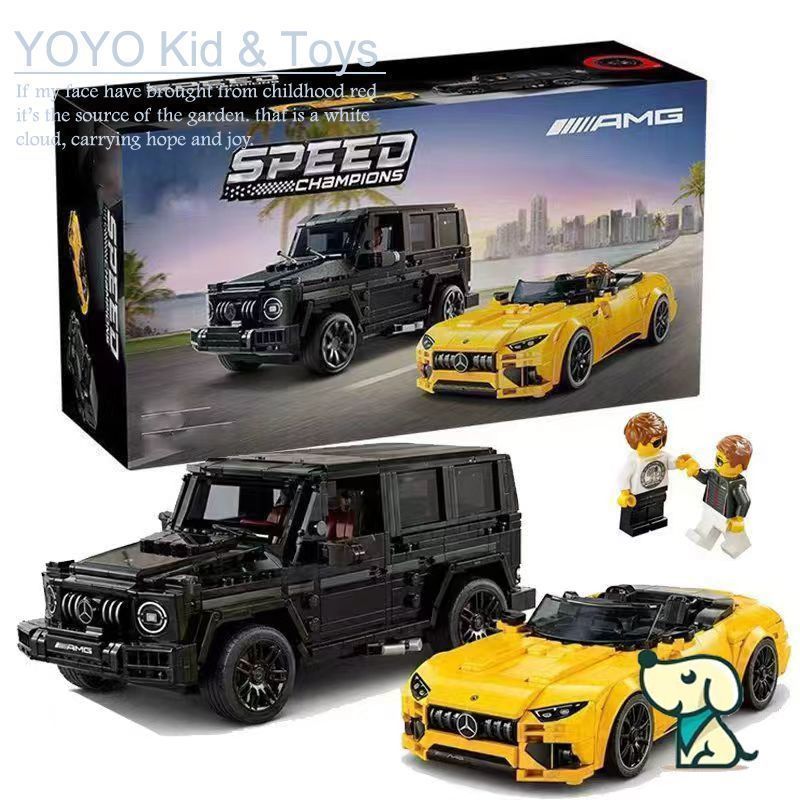 Gomora Hobby GH1X ใช้งานร่วมกับ 76924 Mercedes-AMG G 63 & Mercedes-AMG SL 63 Building blocks EQ1