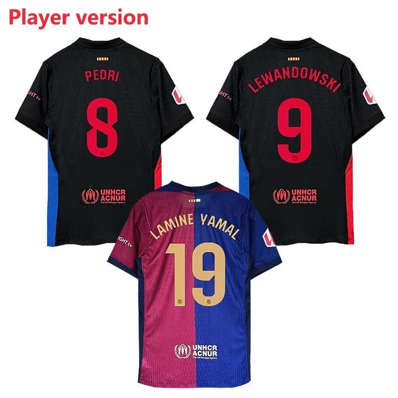 S-5XL 24 25 BarCELonaS New Advertisement Adult Home and Away Player Edition Football Shoes 2026 LAMINE YAMAL LEWANDOWSKI Football Shoes PEDRI GAVI R.ARAUJO F.EJONG
