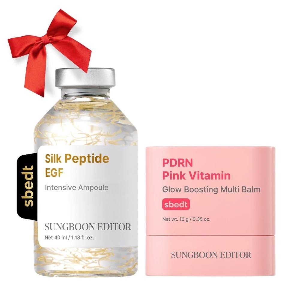 SUNGBOONEDITORooth&Firm-LookingDuoSet,PDRNStickBalm+EGFSilkPempoule,เกาหลีcare,GiftSetforWomen J4AX