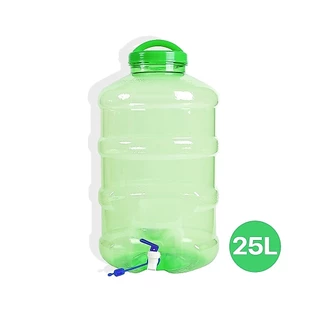 Yongling ถังน้ำ ถังน้ำดื่ม PET ขนาด 25 ลิตร ถังน้ำมีก๊อกพร้อมหูหิ้ว รุ่น ลาย 1