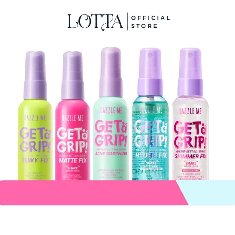 (1ชิ้น) Dazzle Me Get a Grip! Makeup Setting Spray 60ml. สเปรย์ล็อคเมคอัพ
