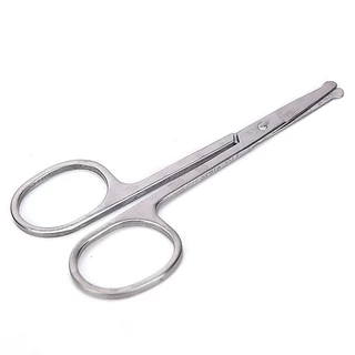 Lewedo กรรไกรตัดขนจมูก กรรไกรสแตนเลส เครื่องมือตัดแต่งขน
