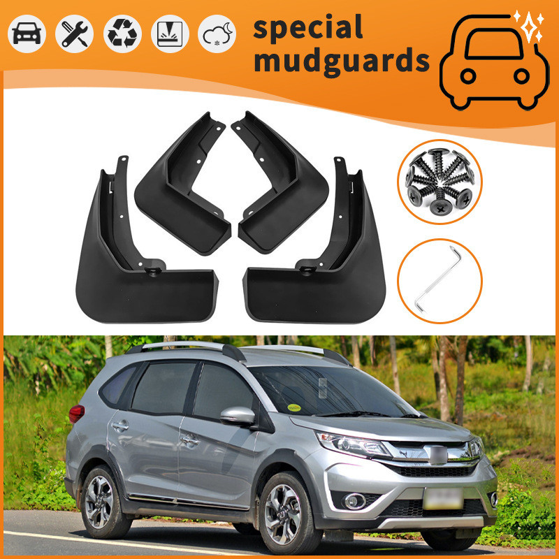 优质-Mud Flaps Splash Guards สําหรับ Honda BRV URV MNV ZRV XRV HRV 2015-2024 Anti-Splash Fender Protec