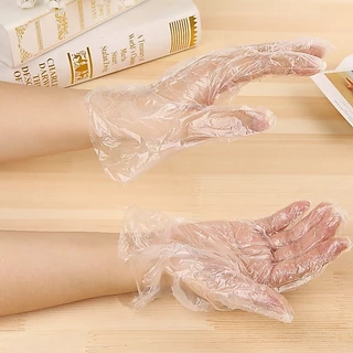 แบบกล่อง 100ชิ้น ถุงมือพลาสติกแบบใช้แล้วทิ้ง ถุงมือทำอาหาร แบบกล่องพกพาสะดวก ราคาถูกที่สุด ราคาถูกคุณภาพดี