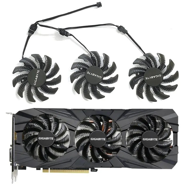 ทีใหม่128010SU PLD08010S12HH 78 มม.GIGABYTE Aorus GTX 1060 1070 1080 G1 GTX 1070Ti 1080Ti 960 980Ti 