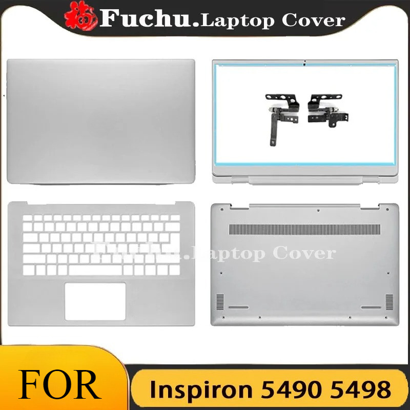 ใหม่แล็ปท็อปสําหรับ Dell Inspiron 5490 5498 ฝาครอบด้านหลัง LCD/ด้านหน้า/Palmrest/ด้านล่าง/บานพับบน C