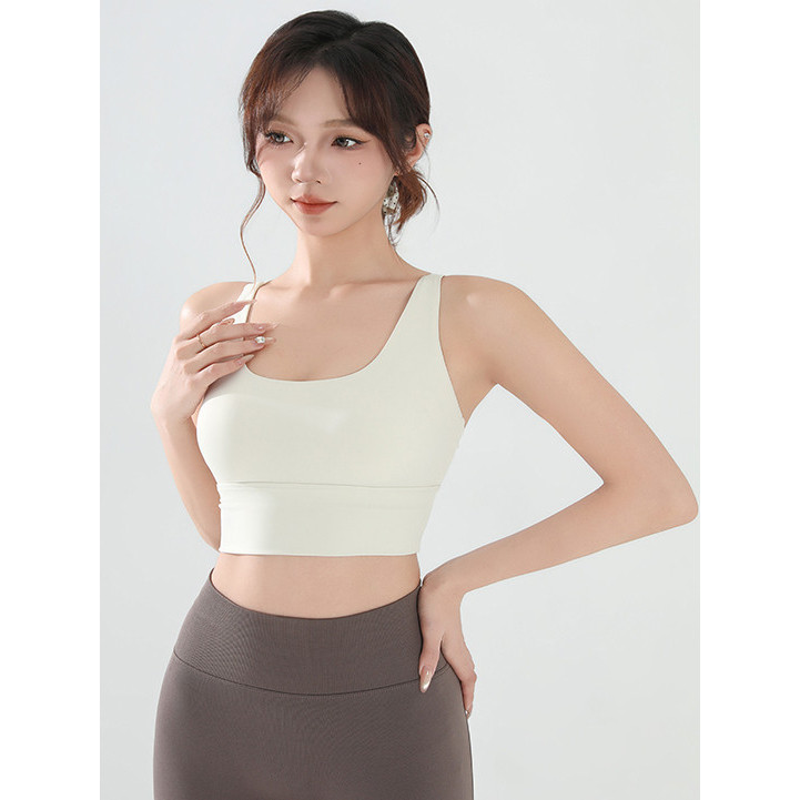 sport bar ผู้หญิง sport bra ชุดชั้นในกีฬาชิ้นเดียวผู้หญิงกันกระแทกวิ่งออกกําลังกายแห้งเร็วระบายอากาศ