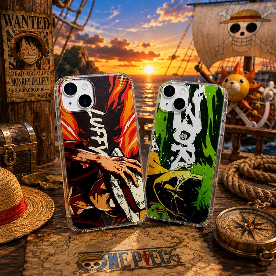 HP Anime One Piece Luffy Zoro Clear Caseเคสโทรศัพท์ระดับพรีเมียมสําหรับOPPO A6C A6 - A6X - A6T - A6S