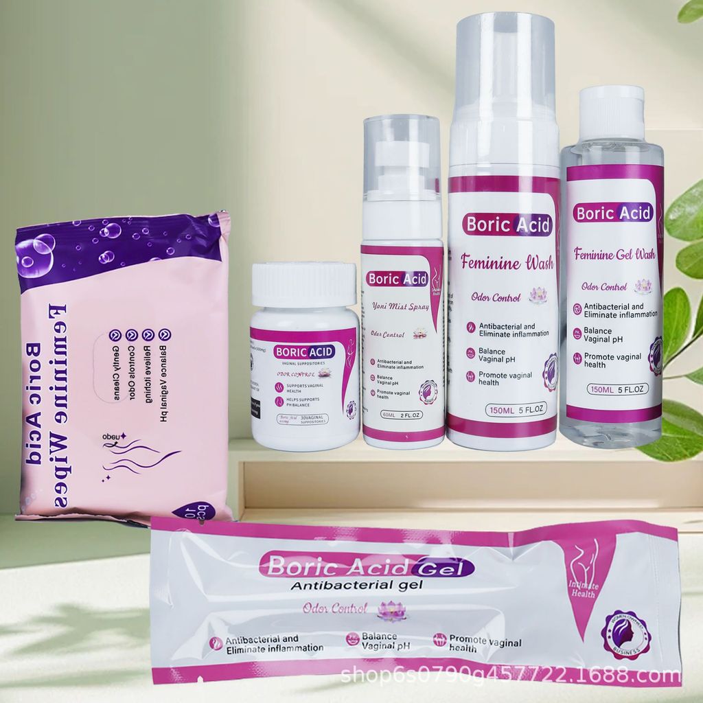 Boric Acid Series Kit 6 ผลิตภัณฑ์ Boric Acid supptionory