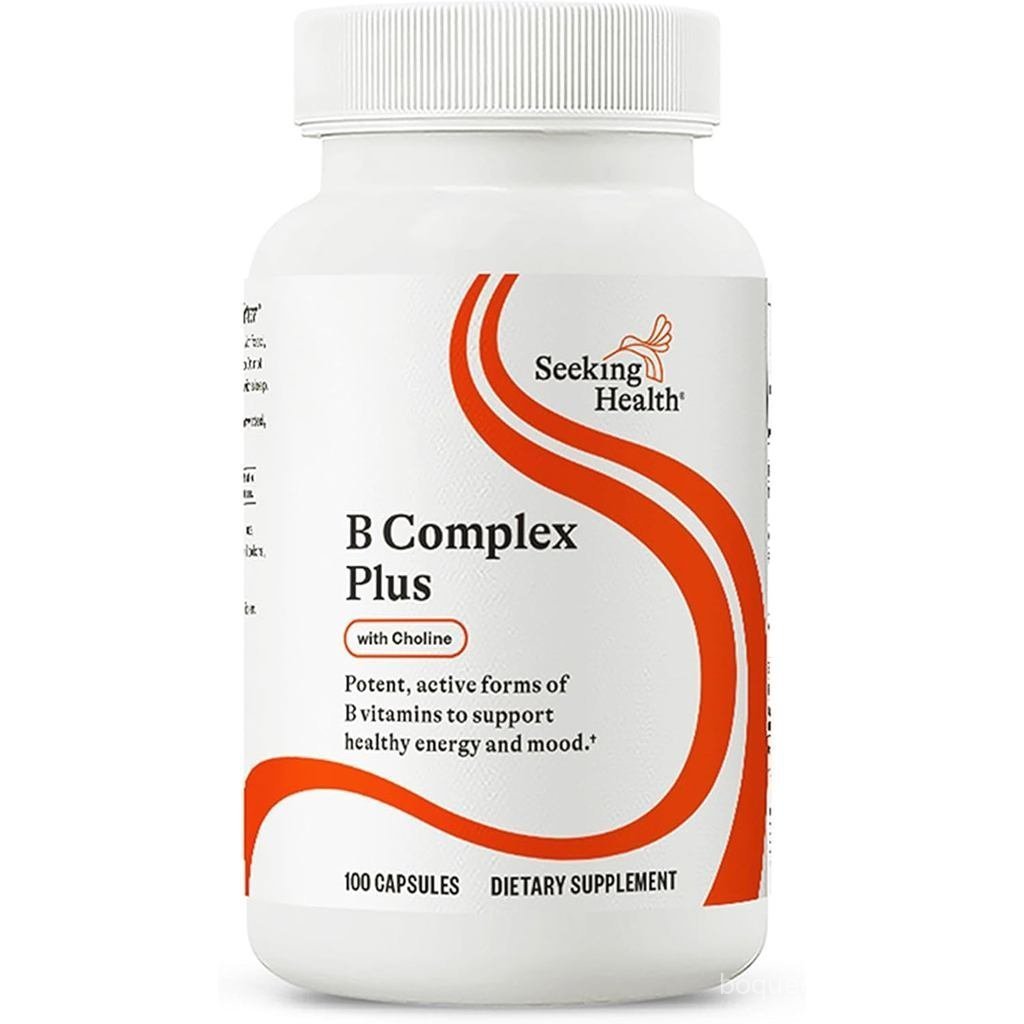 SeeBComplexPlusBComplexwithCholine&RiboflavinportsDigestion&100Capsules HRMU EU8Z
