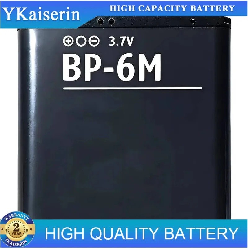 BP-6M แบตเตอรี่โทรศัพท์มือถือสําหรับ NOKIA N93 N73 9300 6233 6280 6282 3250 6151 6234 6288 9300I N77