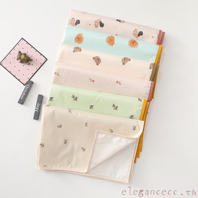 ELEGAN เด็กวัยหัดเดินเตียงผ้าอ้อม Liners Pad เปลี่ยน Pad Liners ล้างทําความสะอาดได้เปลี่ยน Mat Liner
