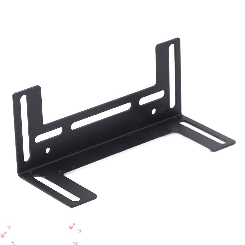 AULORAMT แชสซีพัดลม Mount Rack, ทนทานผู้ถือสแตนเลสหนาหม้อน้ําคอมพิวเตอร์พัดลม,สกรูยึดปรับสีดํา/สีขาวพัดลมคอมพิวเตอร์ขาตั้ง