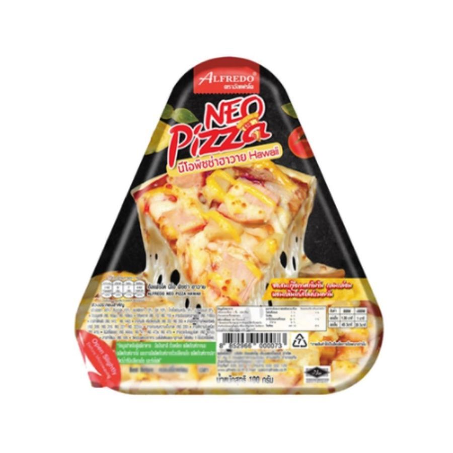 อัลเฟรโด นีโอพิซซ่าฮาวานเอี้ยน Alfredo Neo Pizza Hawaiian 100g.