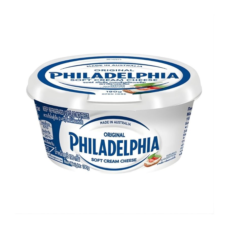 ฟิลาเดลเฟีย ครีมชีส Philadelphia Cream Cheese 190g.