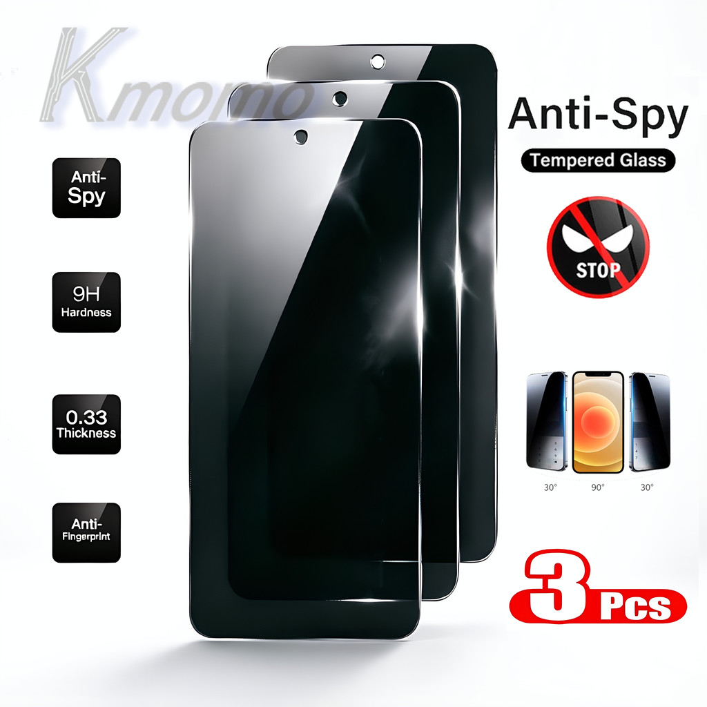 1-3 ชิ้น Anti-Spy ความเป็นส่วนตัวกระจกนิรภัยสําหรับ Samsung Galaxy A22 5G A12 A32 4G A42 A52 A52s A7