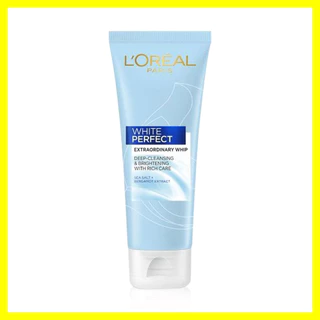 Loreal Paris Aura Perfect Extraordinary Whip 100ml สกินแคร์ คลีนซิ่ง โฟม & เจลล้างหน้า.