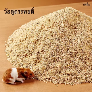 วัสดุรองกรงแฮมสเตอร์ ซังข้าวโพดธรรมชาติ แห้งไร้ฝุ่น ดูดซับกลิ่น ปูพื้นกรง หนูแฮมสเตอร์ 1000g