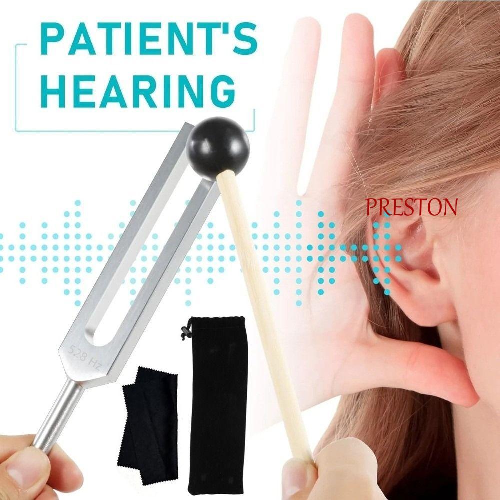 PRESTON Bio-Acostic Tuning Fork, Ergonomic Portable Tuning Fork Set, Sound Vibration Tools 528Hz Pro