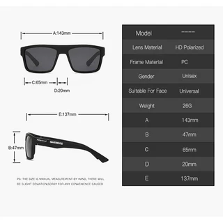 🔥COD🔥แว่นตากันแดดโพลาไรซ์ผู้ชายขับรถ Shades ชายขี่จักรยาน Camping เดินป่าตกปลาคลาสสิกแว่นตากันแดด UV400 แว่นตา