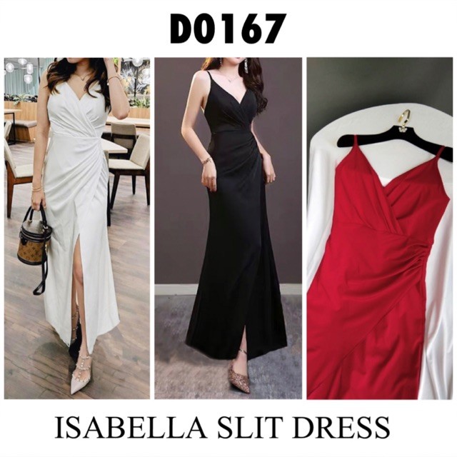 D0168 ISABELLA SLIT DRESS