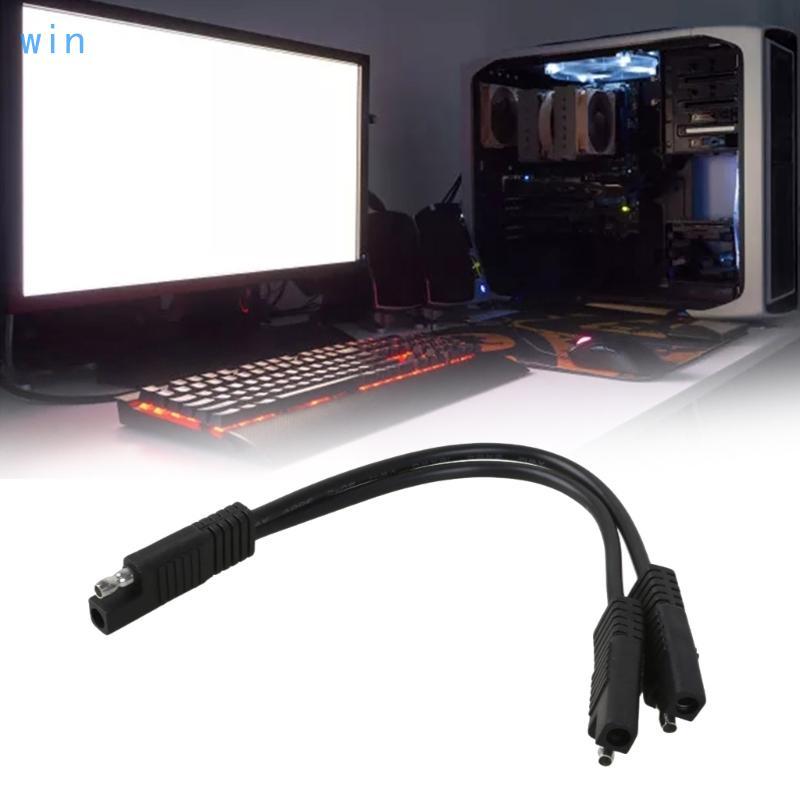 Win SAE อะแดปเตอร์ 1 ถึง 2 3 4 SAE Y Splitters SAE Power ตัวเชื่อมต่อยานยนต์ Extension