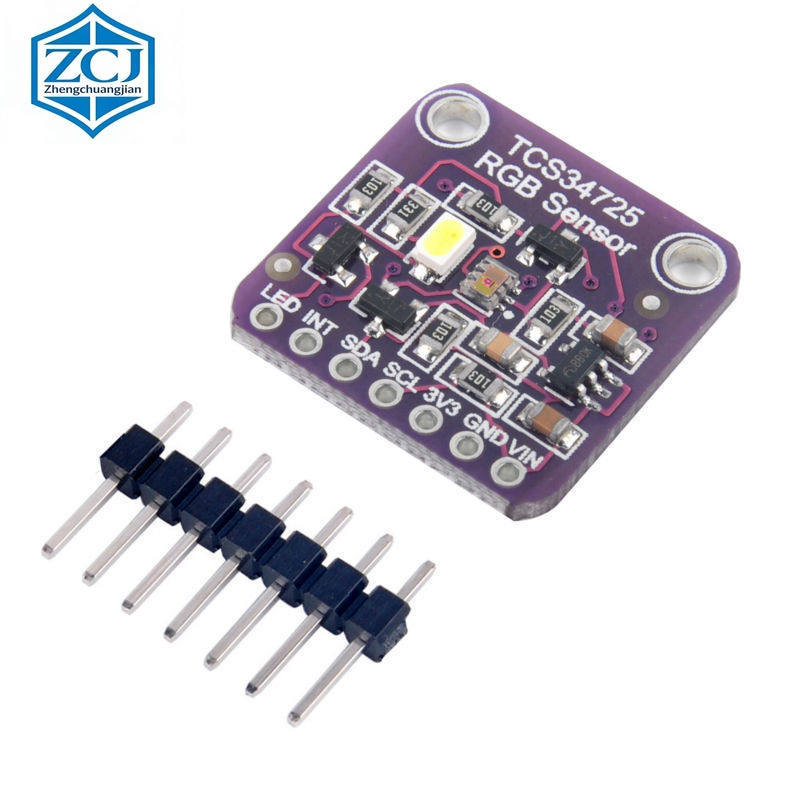 34725 TCS34725 เซ็นเซอร์สีเซ็นเซอร์ RGB บอร์ดพัฒนาโมดูล
