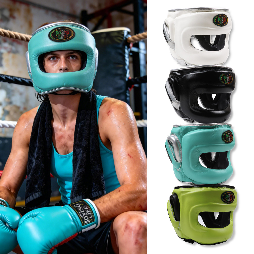 [คุณภาพที่ต้องการ] NoboxingNolife Brand Bridge Boxing Helmet Bridge Headguard Full Protection Should