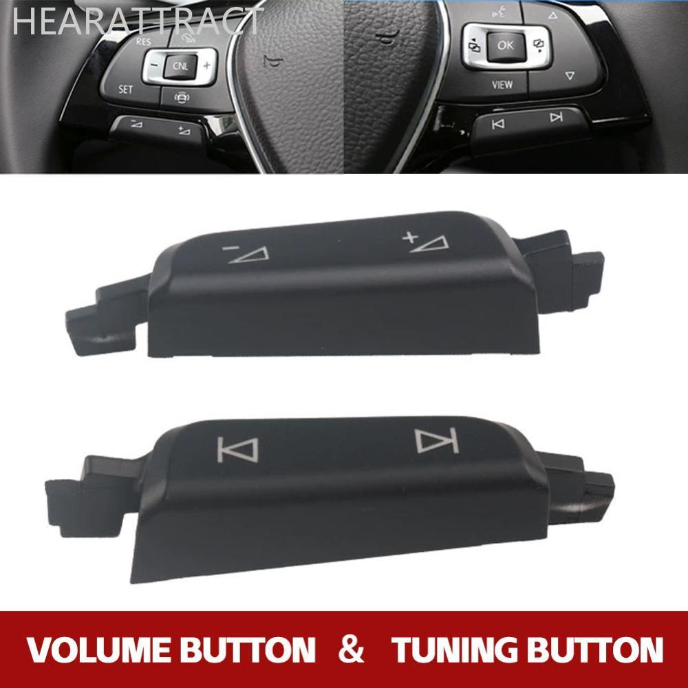 HEARATTRACT ภายในรถพวงมาลัยมัลติฟังก์ชั่นปุ่มสวิทช์สําหรับ VW Golf 7 7.5 Ti-guan R-Line Jetta A7 Pas