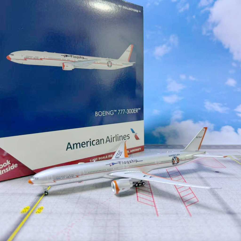 GeminiJets GJAAL2406 American Airlines B777-300ER N735AT เครื่องบินรุ่น 1/400