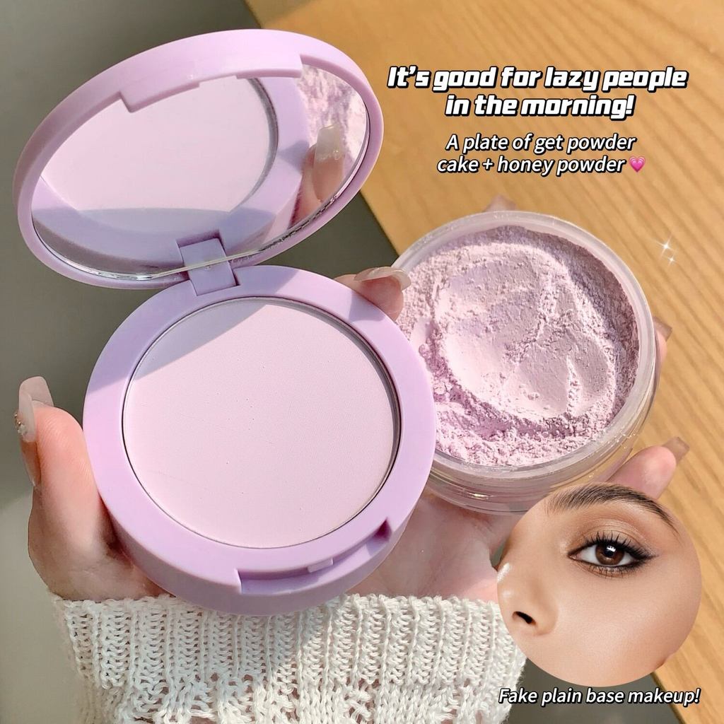 SHAQINUO Dual-effect Light และแป้งใส Compact Touch-ups, คอนซีลเลอร์, คอนทัวร์, บวม, บลัชออน, กระจ่าง