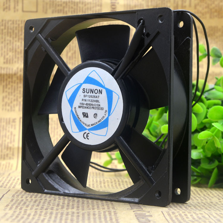 SUNON 12025 110V 12CM พัดลม AC SF12025AT P/N1122HBL