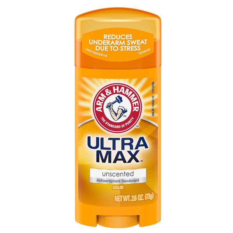 American Arm & Hammer Solid Antiperspirant Cream Deodorant Clean Odor Men Women Aluminium-Free Natur