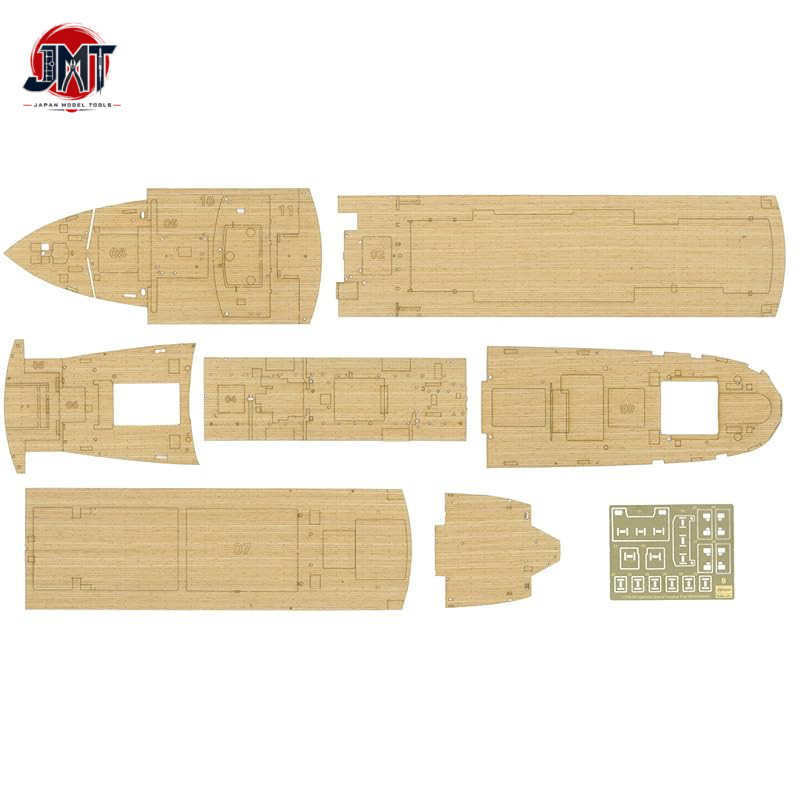 Hasegawa 1/350 Japan Hikawamaru Wooden Deck Parts for Plastic Model QG51
