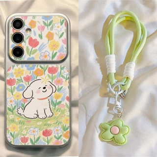 เคสซัมซุง For Samsung A57 A37 A27 A17 A07 A56 A55 A54 A35 A26 A05S 5G S26 S25 S24 S23 Ultra FE เคสนิ่มลายหนังแกะ สีพื้น