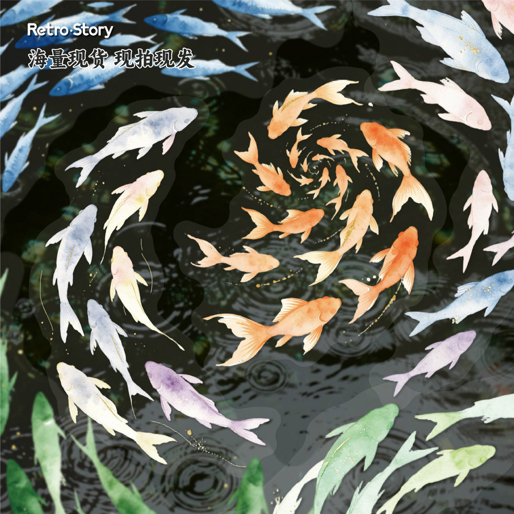 สติ๊กเกอร์แพ็ค Fangye Narrative Collection Series Flower Plant Handbook ตกแต่งวัสดุสติกเกอร์ 20 ชิ้น