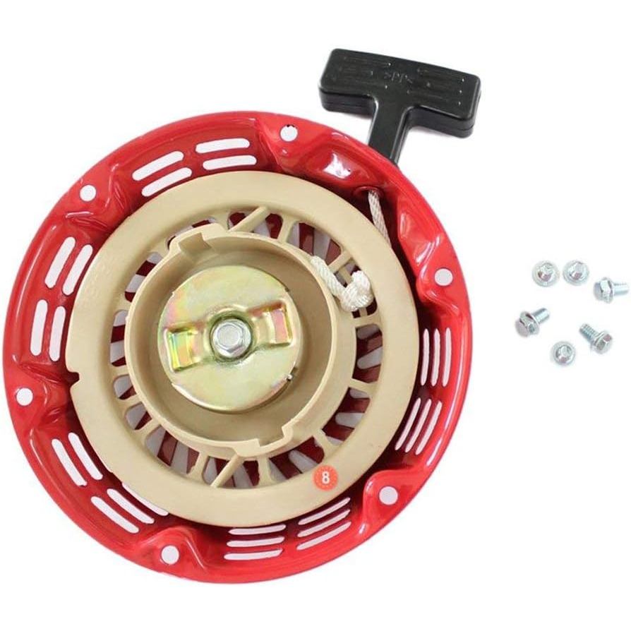 HURI Recoil Starter พร้อมสกรูสําหรับ Freight Harbor Greyhound 66014 66015 6.5hp LF168FD