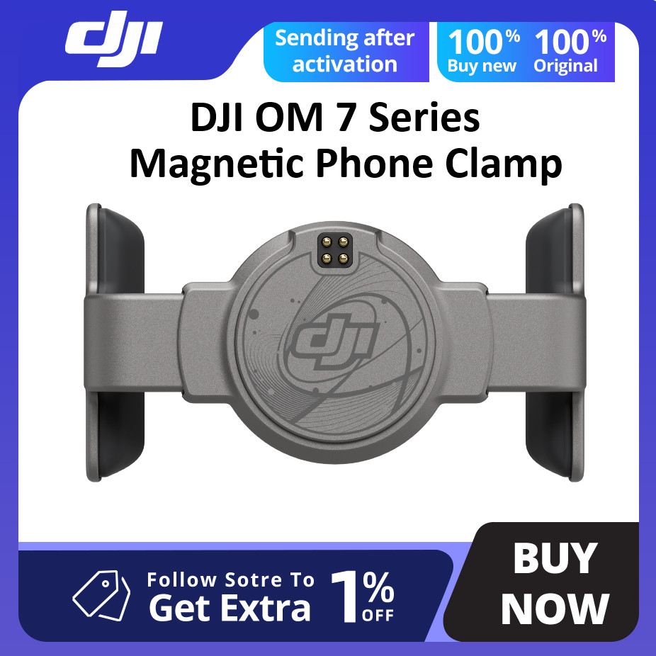 DJI OM 7 Series Magnetic Phone Clamp ความเข้ากันได้ Osmo Mobile 7P Osmo Mobile 7