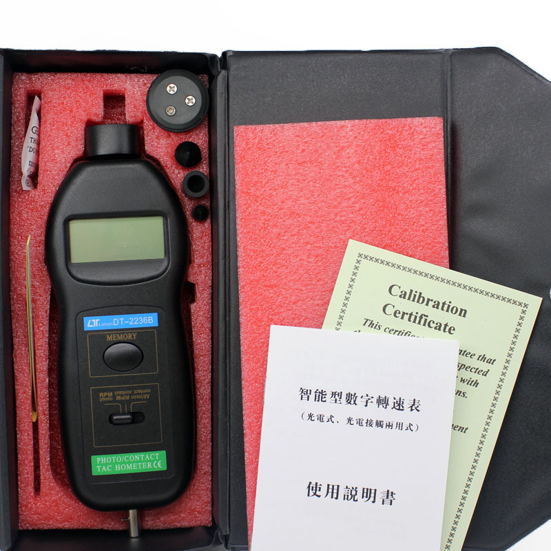 เครื่องวัดความเร็วแบบดิจิตอลด้วยเลเซอร์รุ่น DT2236B แบบสองฟังก์ชัน, เครื่องวัดความเร็วแบบสัมผัสอเนกป
