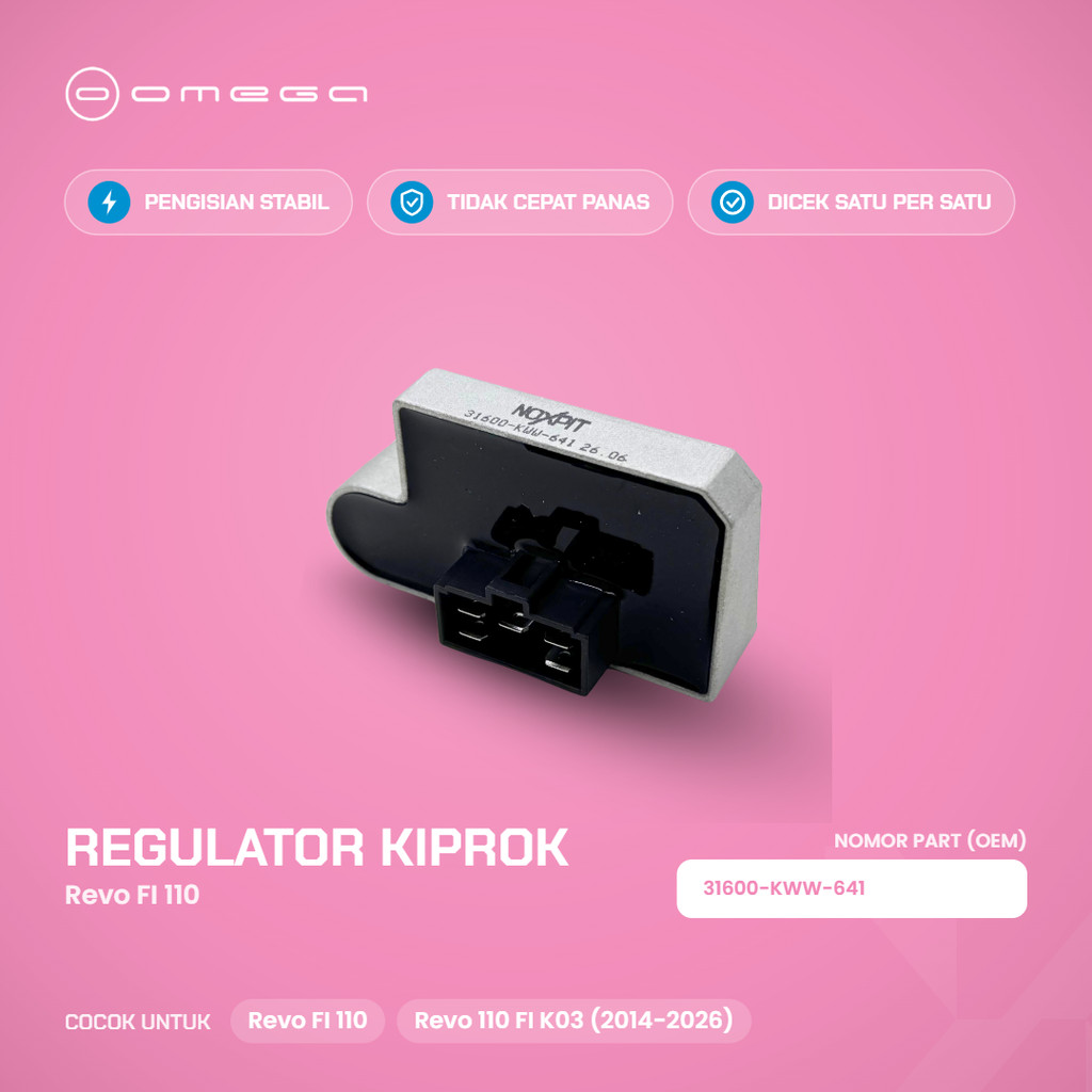 NOXPIT Regulator Kiprok Revo FI 110 Revo 110 FI K03 31600-KWW-641