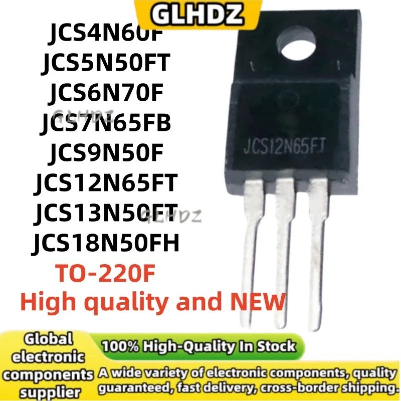 5UNITS JCS4N60F JCS5N50FT JCS6N70F JCS7N65FB JCS9N50F JCS12N65FT JCS13N50FT JCS18N50FH TO-220F