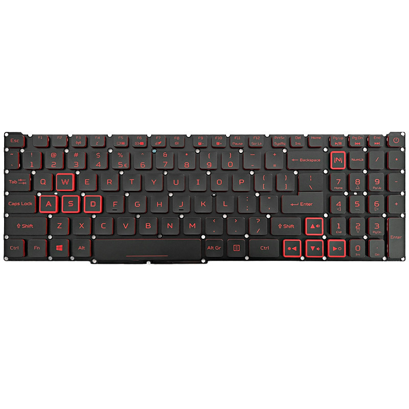 ใช้งานได้ Acer Acer Nitro 5 AN515-54 AN515 55 56 57 58 แป้นพิมพ์โน้ตบุ๊ก